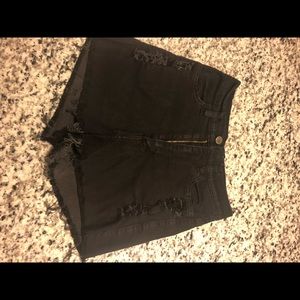 Black shorts size 00/23/XXS